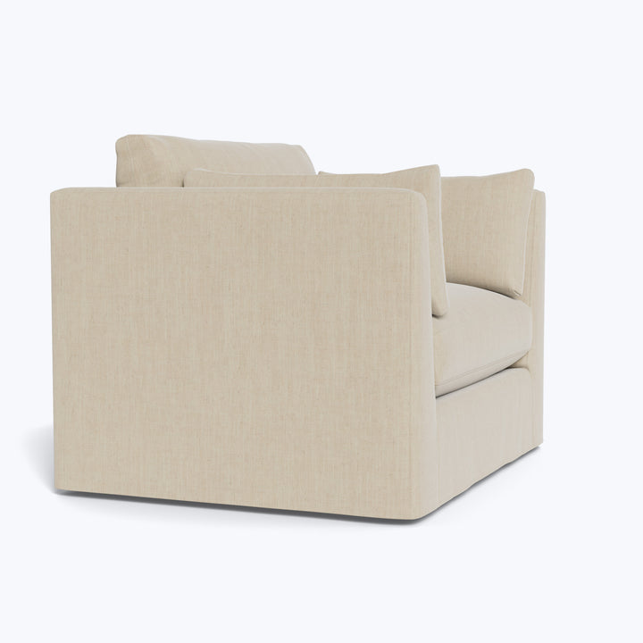 Watermill Slipped Swivel Chair Graceland, Performance Blend / Sorrell