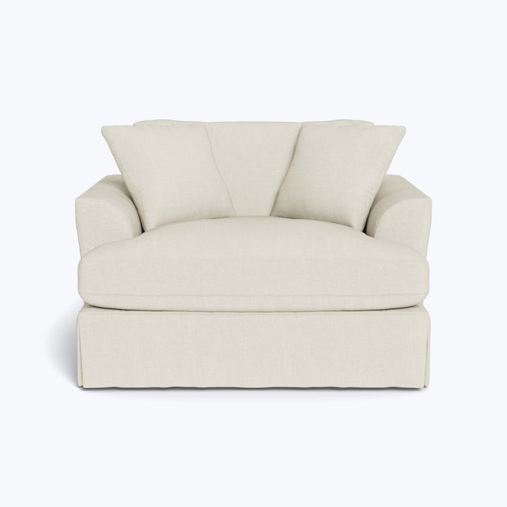 Martha's Vineyard Slipped Chair & 1/2 Graceland, Performance Blend / Sorrell