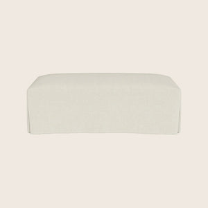 Martha's Vineyard Slipped Storage Ottoman Graceland, Performance Blend / Sorrell