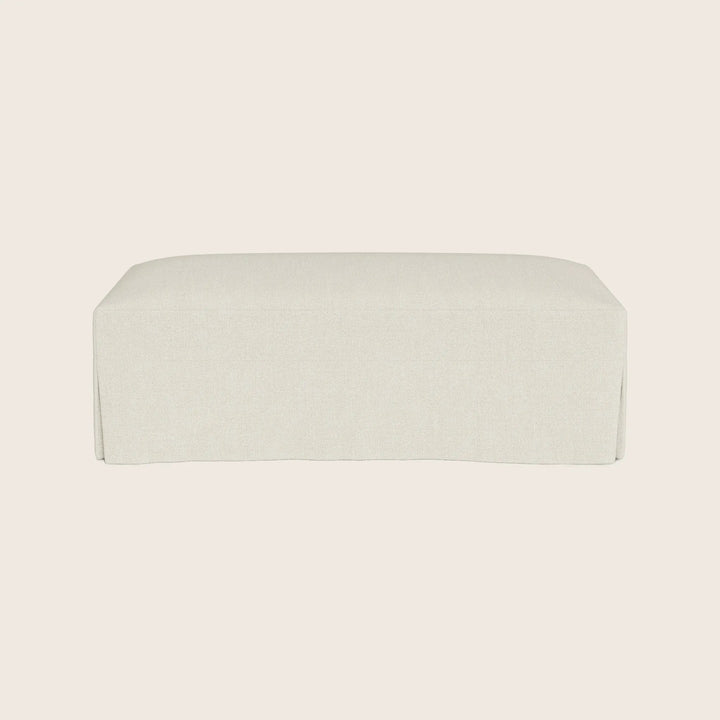 Martha's Vineyard Slipped Storage Ottoman Graceland, Performance Blend / Sorrell