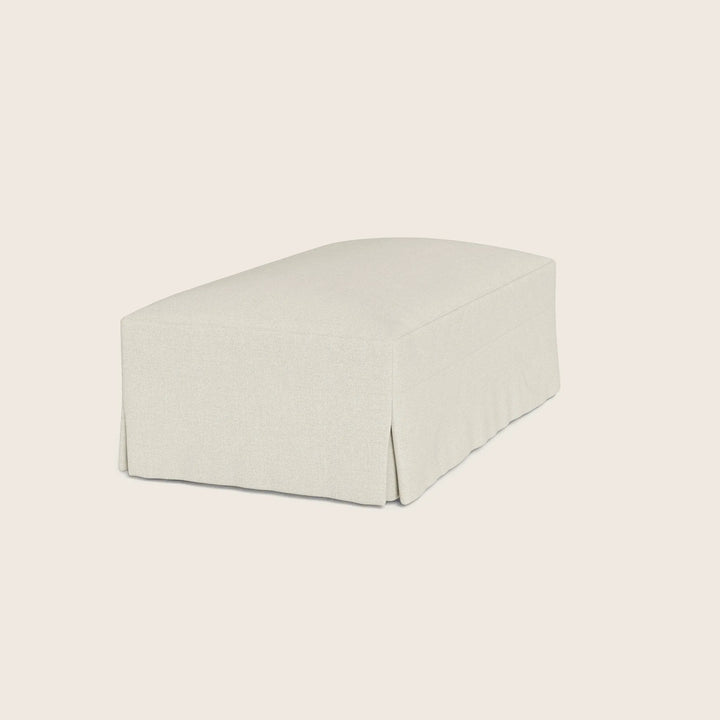 Martha's Vineyard Slipped Storage Ottoman Graceland, Performance Blend / Sorrell