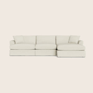 Martha's Vineyard Slipped Sectional, Right Facing Graceland, Performance Blend / Sorrell