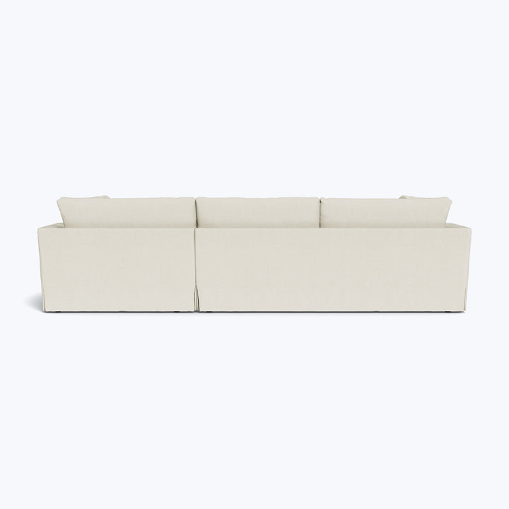 Martha's Vineyard Slipped Sectional, Right Facing Graceland, Performance Blend / Sorrell