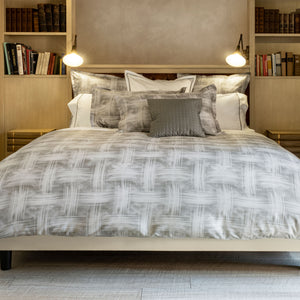 Graffiti Duvet & Shams, Grey Pillow Sham / Standard - hover