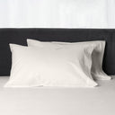 Lineare Sateen Sheets & Pillowcases, Ivory Pillowcase Pair / Standard