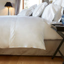 Nuvola Sateen Sheets & Pillowcases, White Sheet Set / King