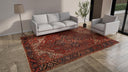 Red Antique Persian Heriz Rug - 8'6" x 11'3"