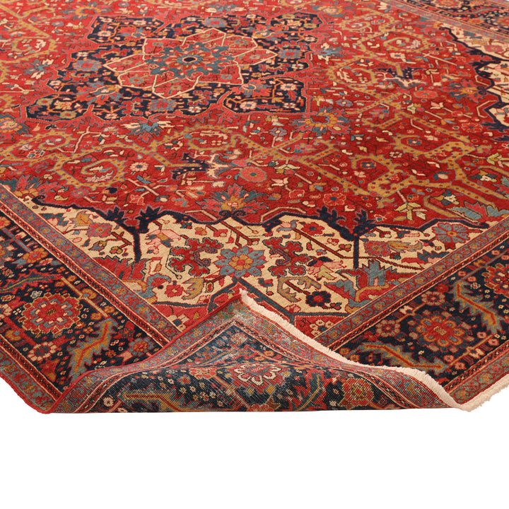 Antique Persian Serapi Rug - 9'10" x 12'8" Default Title