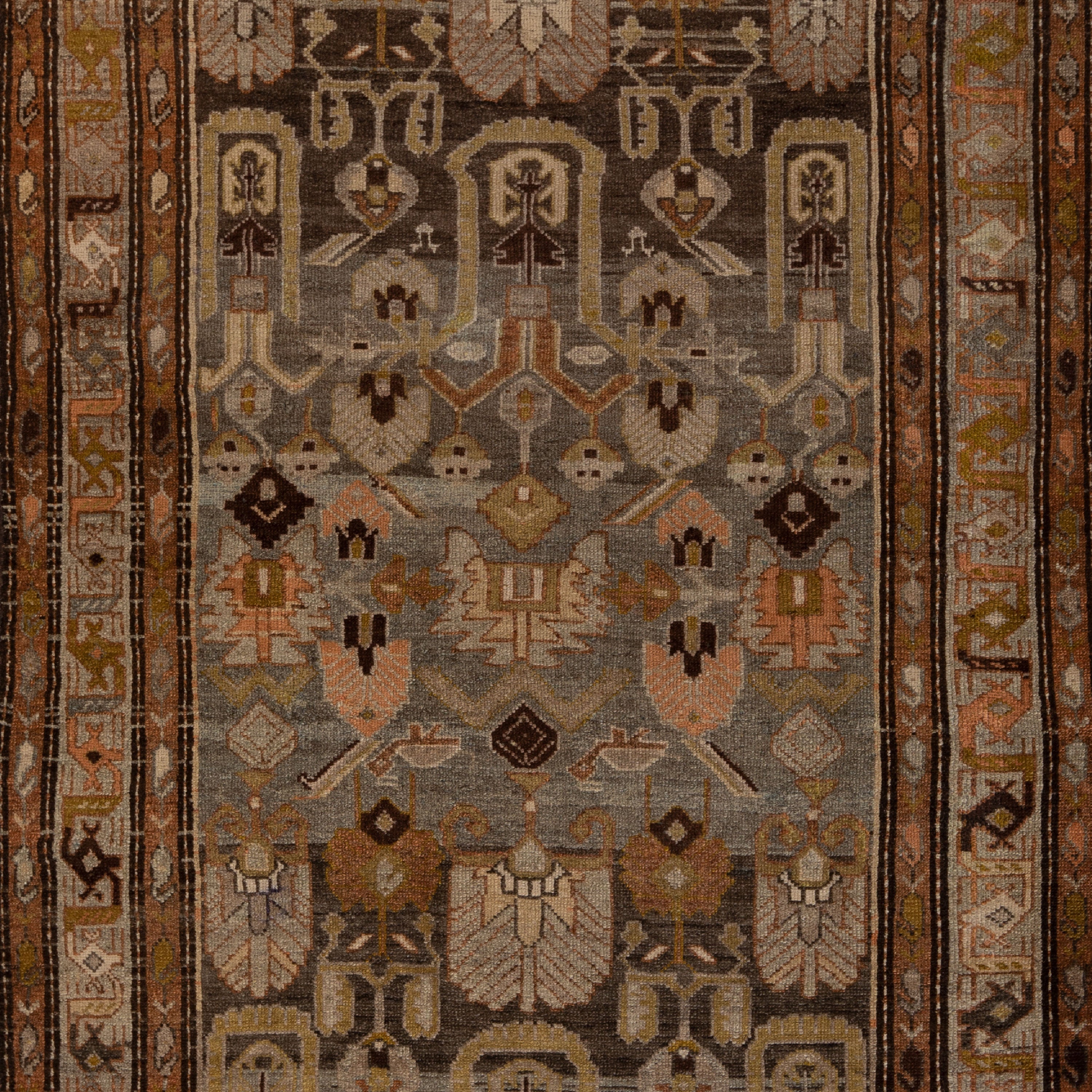 Antique Persian Malayer Rug - 4'2" x 6'8" Default Title