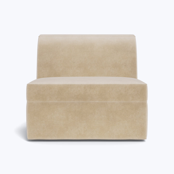 Elise Armless Chair Graceland, Performance Blend / Sorrell