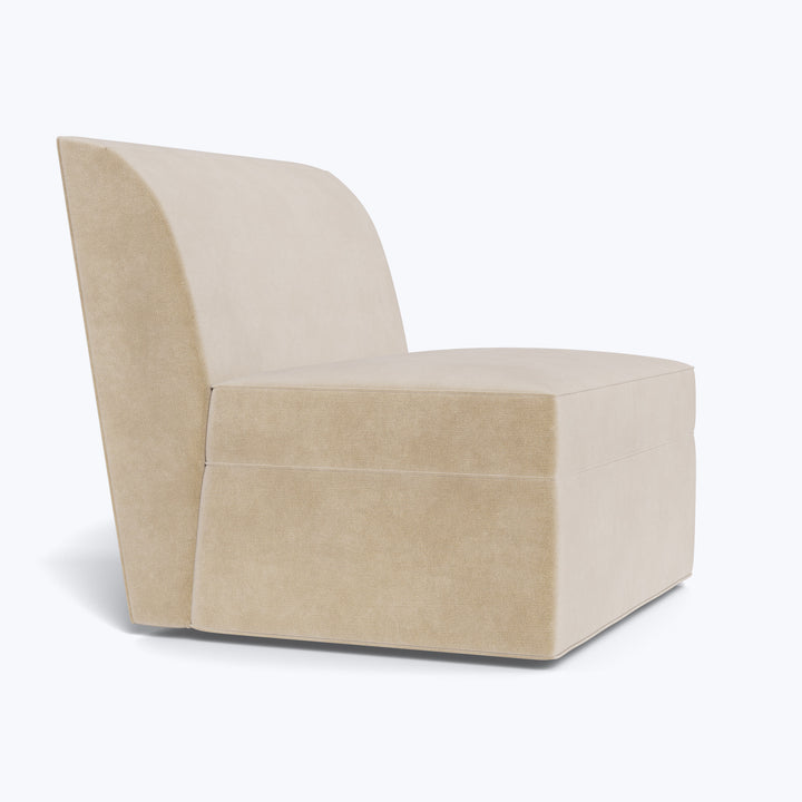 Elise Armless Chair Graceland, Performance Blend / Sorrell