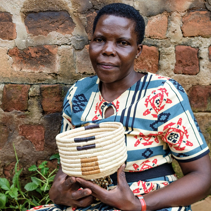 Small Banana Leaf Kisasa Deep Round Bowl Default Title