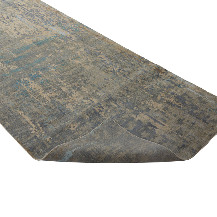 Modern Wool & Silk Rug - 4' x 13' Default Title