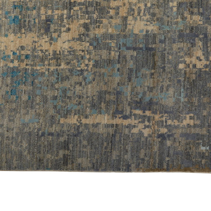 Modern Wool & Silk Rug - 4' x 13' Default Title