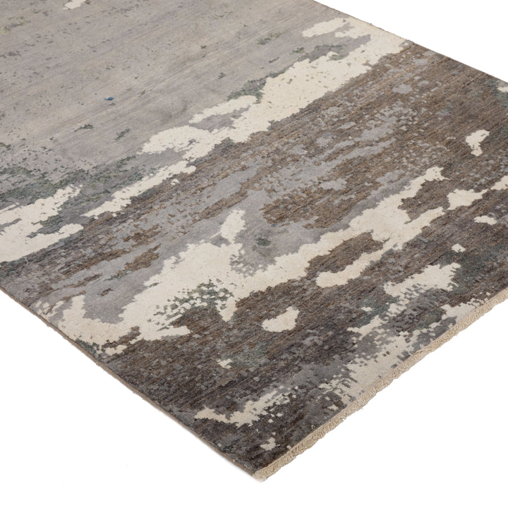 Modern Wool & Silk Rug - 4' x 26' Default Title