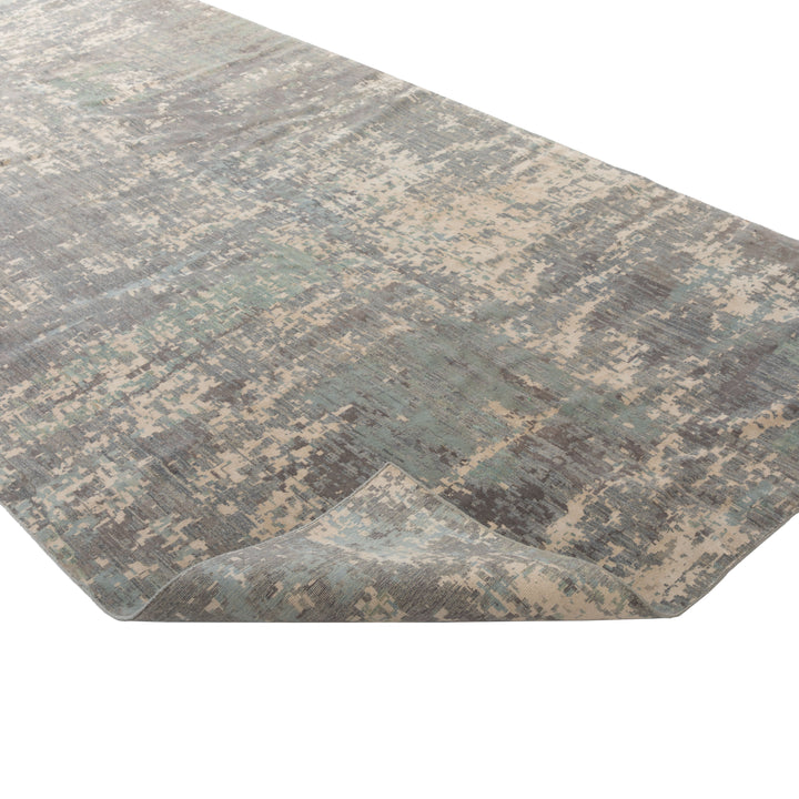 Transitional Wool & Silk Rug - 6' x 15'6" Default Title