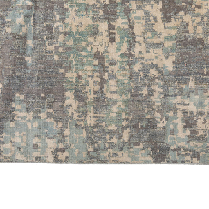 Transitional Wool & Silk Rug - 6' x 15'6" Default Title