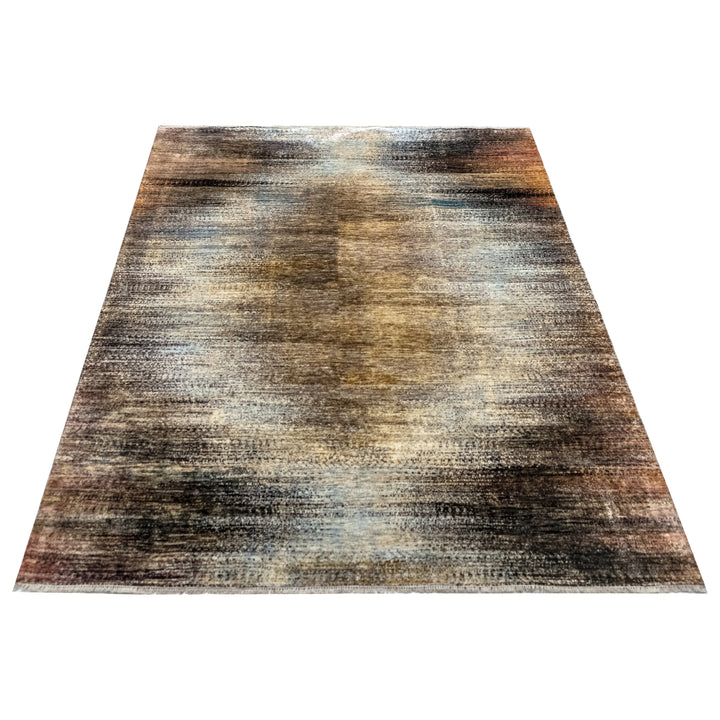 Transitional Hand-Knotted Silk Rug - 8' x 10' Default Title