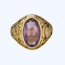 Tiffany art deco amethyst ring