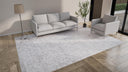 Silver Transitional Wool Cotton Blend Rug - 8'11" x 12'6"