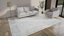 Grey Transitional Wool Cotton Blend Rug - 9'1" x 12'2"