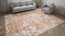 Red Transitional Wool Cotton Blend Rug - 9'2" x 11'10"