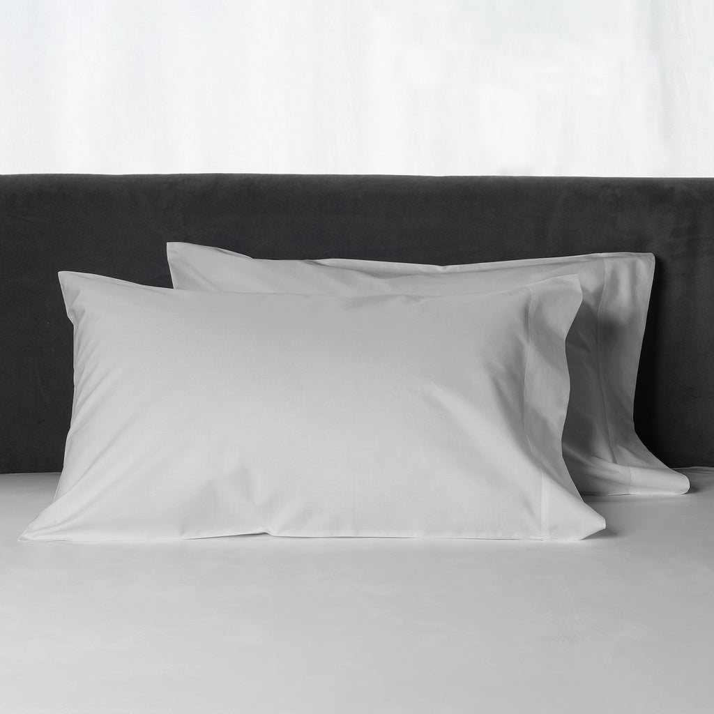 Lineare Percale Sheets & Pillowcases, Pearl Pillowcase Pair / Standard