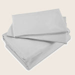 Lineare Percale Sheets & Pillowcases, Pearl Sheet Set / King