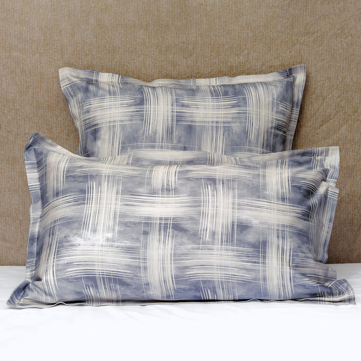 Graffiti Duvet & Shams, Blue Pillow Sham / Standard