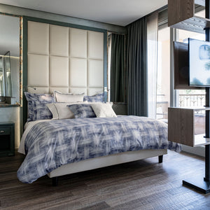 Graffiti Duvet & Shams, Blue Pillow Sham / Standard - hover