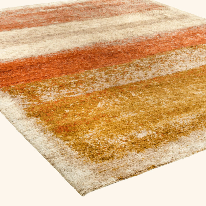 Darya Modern Ombre Wool Rug Sand Stone / 8' x 10"