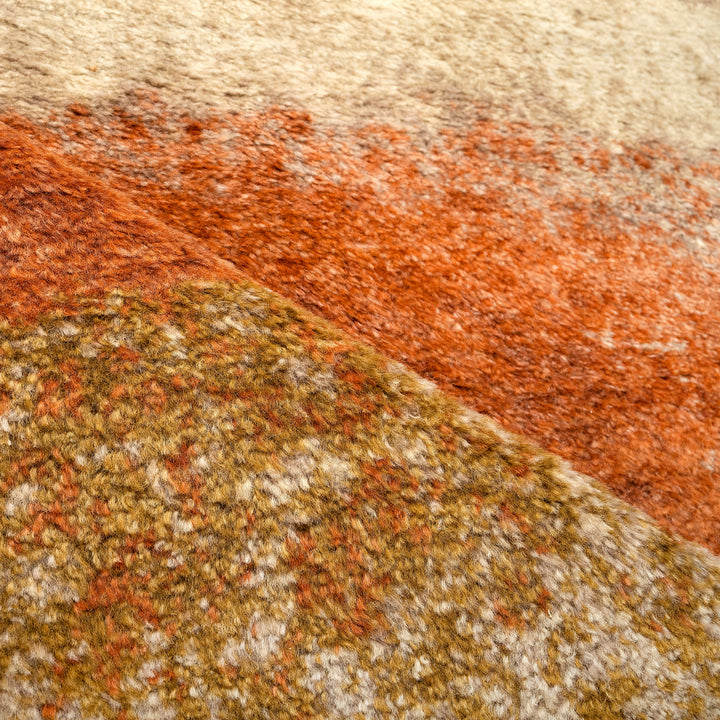 Darya Modern Ombre Wool Rug Sand Stone / 8' x 10"