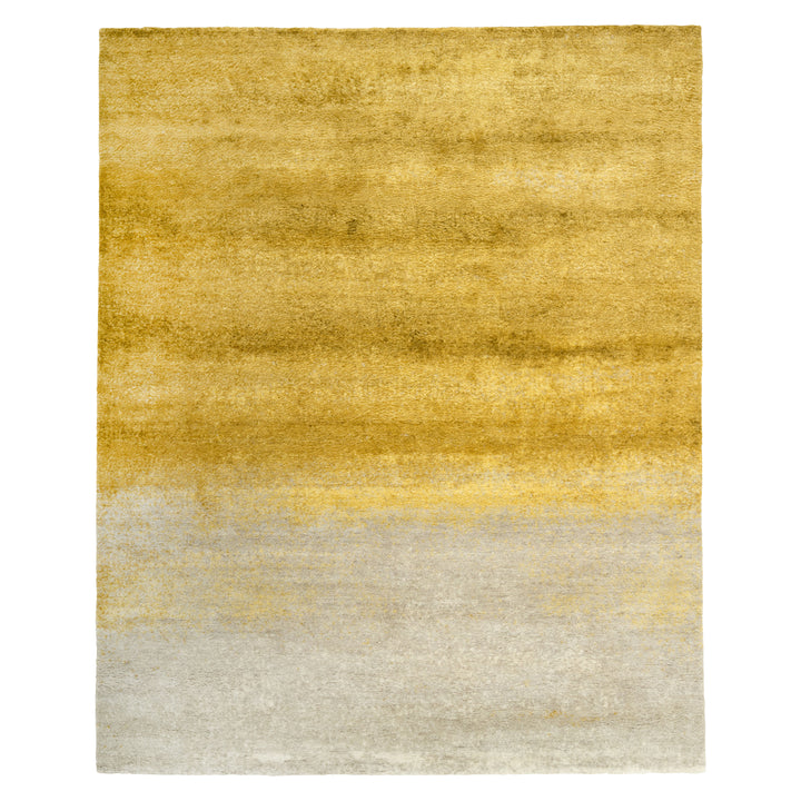 Darya Modern Ombre Wool Rug Flax / 8' x 10"