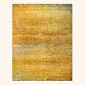 Darya Modern Ombre Wool Rug Honey / 8' x 10"