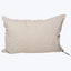 Washed Linen Pillow Creme / 16"x24"
