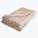 Washed Linen Throw Nude