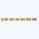 1940s French Tricolor Gold Bracelet