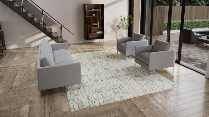 Cream Moroccan Wool Rug - 9' x 12'