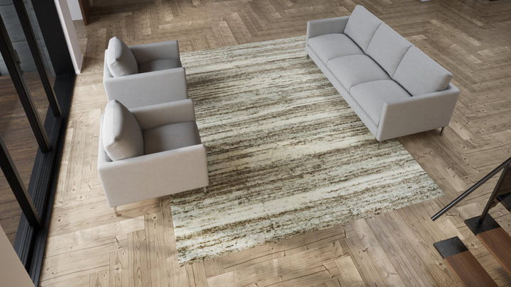 Grey Moroccan Wool Rug - 9' x 12'2"