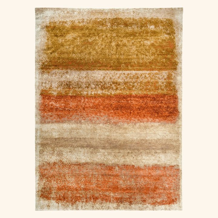 Darya Modern Ombre Wool Rug Sand Stone / 9' x 12'