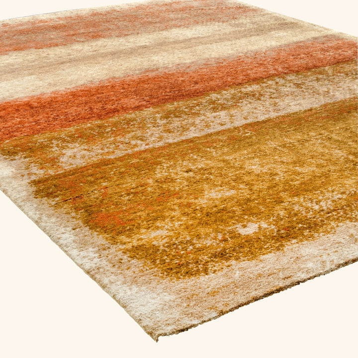 Darya Modern Ombre Wool Rug Sand Stone / 9' x 12'