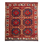 Antique Turkish Hand-Knotted Rug - 6' 5'' x 5' 11''