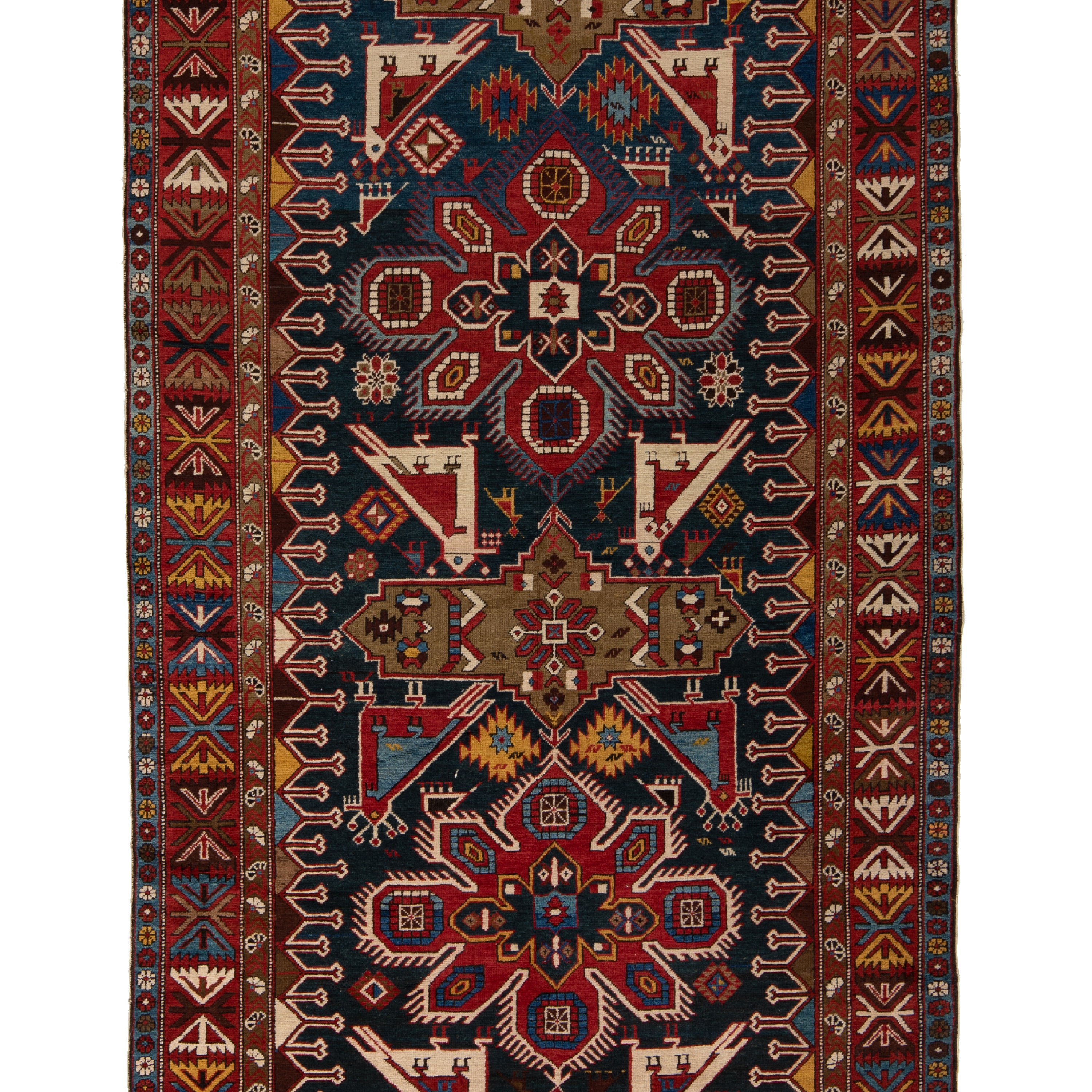 Antique Turkish Hand-Knotted Rug - 10' 11'' x 4' 11'' Default Title