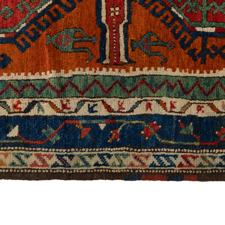 Antique Turkish Hand-Knotted Rug - 7' 5'' x 5' 0'' Default Title