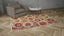 Gold & Red Modern Wool Rug - 6' x 9'