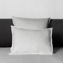 Lineare Percale Duvet & Shams, Pearl Pillow Sham / King