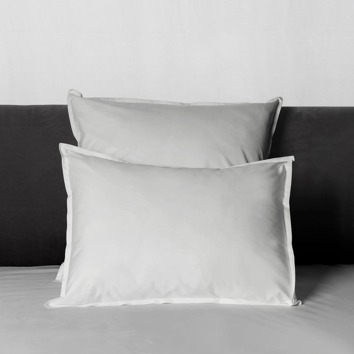 Lineare Sateen Duvet & Shams, Pearl Pillow Sham / King