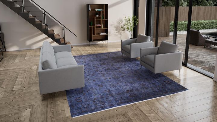 Purple Samsara Wool Rug - 9'3" x 12'2"