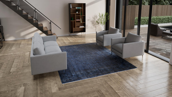 Grey Samsara Wool Rug - 8'1" x 10'1"