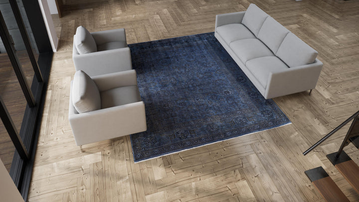 Grey Samsara Wool Rug - 8'1" x 10'1"